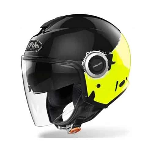 AIROH HELIOS FLUO BLACK/YELLOW GLOSS