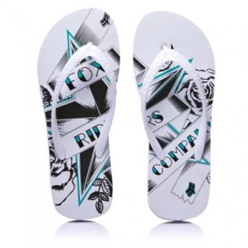 FOX SAMPLE GIRLS COCO LOCO FLIP FLOP WHT