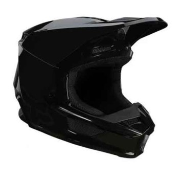 КАСКА FOX V1 PLAIC, ECE [BLK]